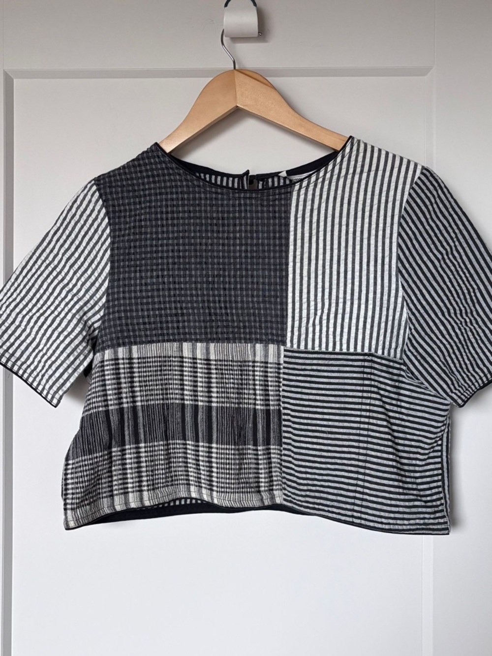 Vintage Patchwork Crop Top | Made in Canada | Marilyn Brooks | Quilted Cotton